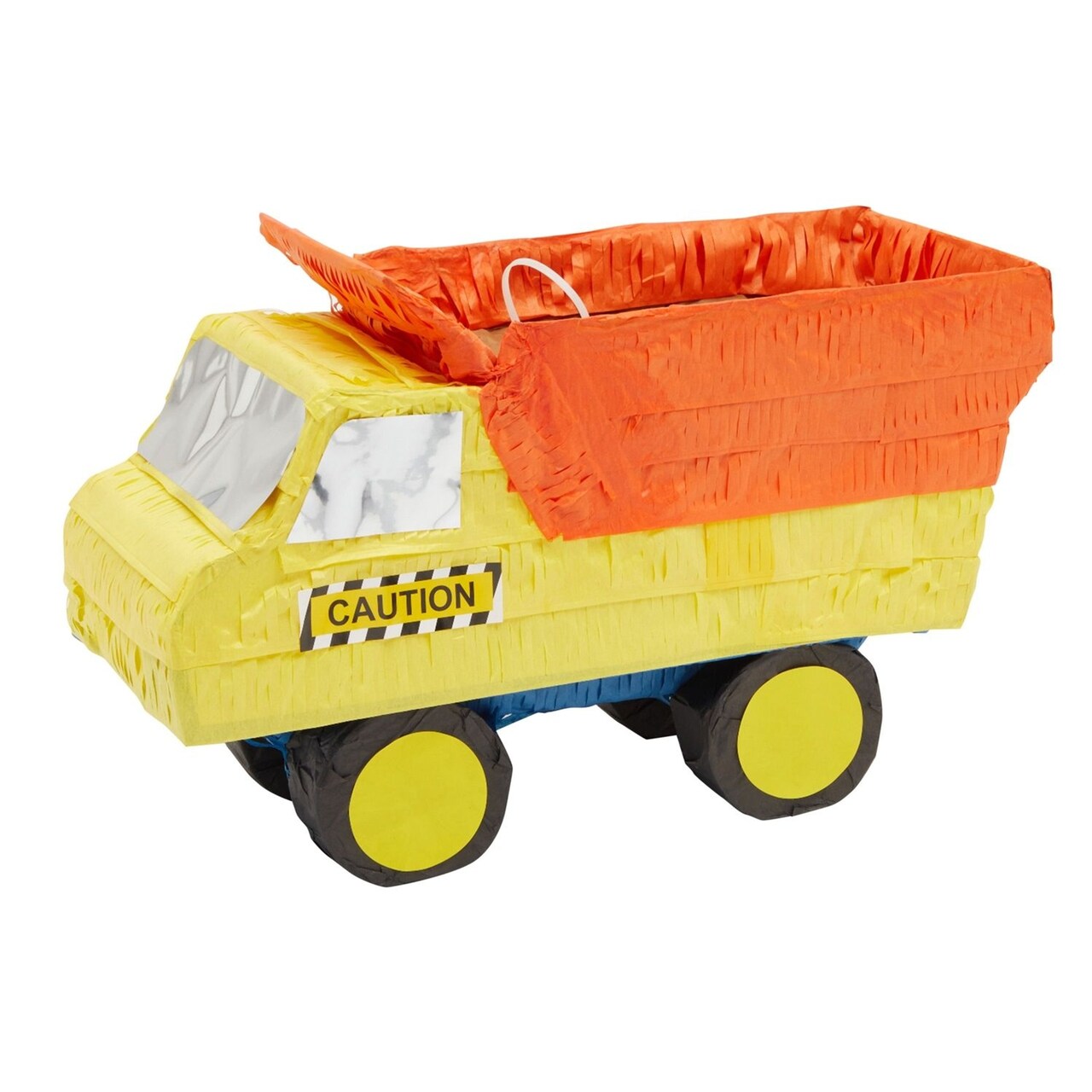 Dump Truck Pinata - Kids Construction Birthday Party Supplies, Construction Party Decorations (Small, 15.7 x 9.2 x 6.3 In)
